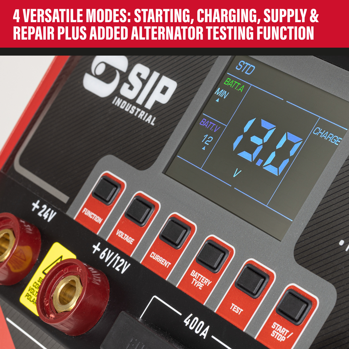SIP STARTMASTER® DSC 1100A 6V/12V/24V Jump Starter Charger